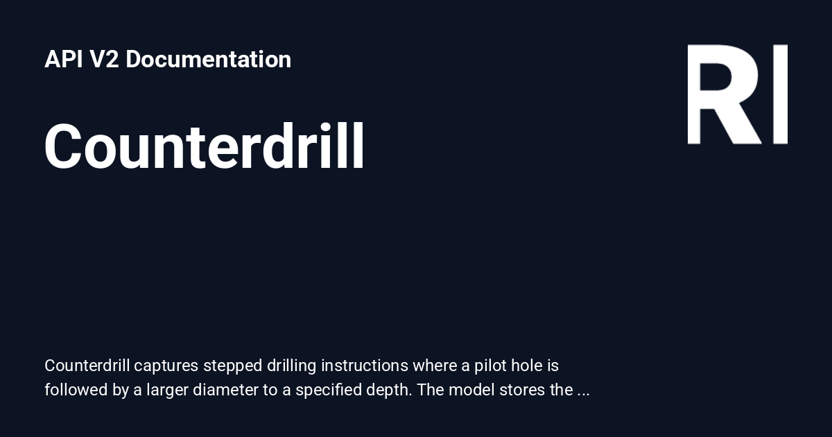 Counterdrill - API V2 Documentation