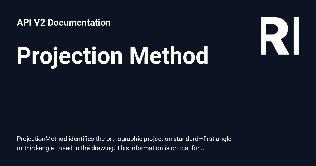 ProjectionMethod - API V2 Documentation