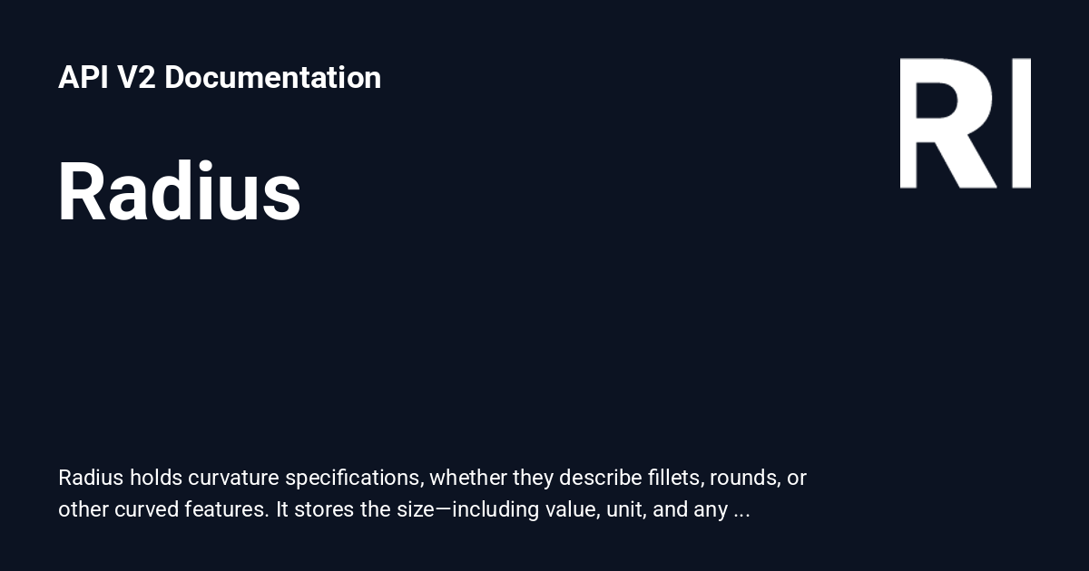 Radius - API V2 Documentation
