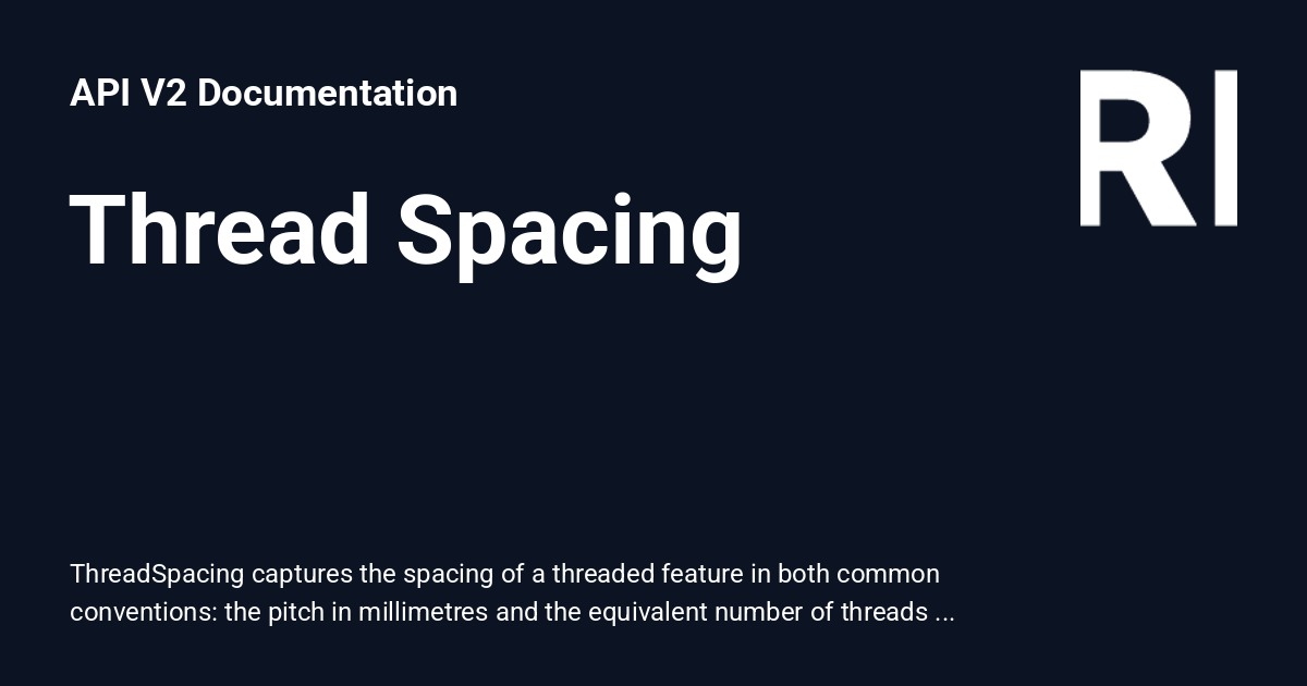 ThreadSpacing - API V2 Documentation